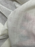 Poly Blend Voile Vintage - Cream