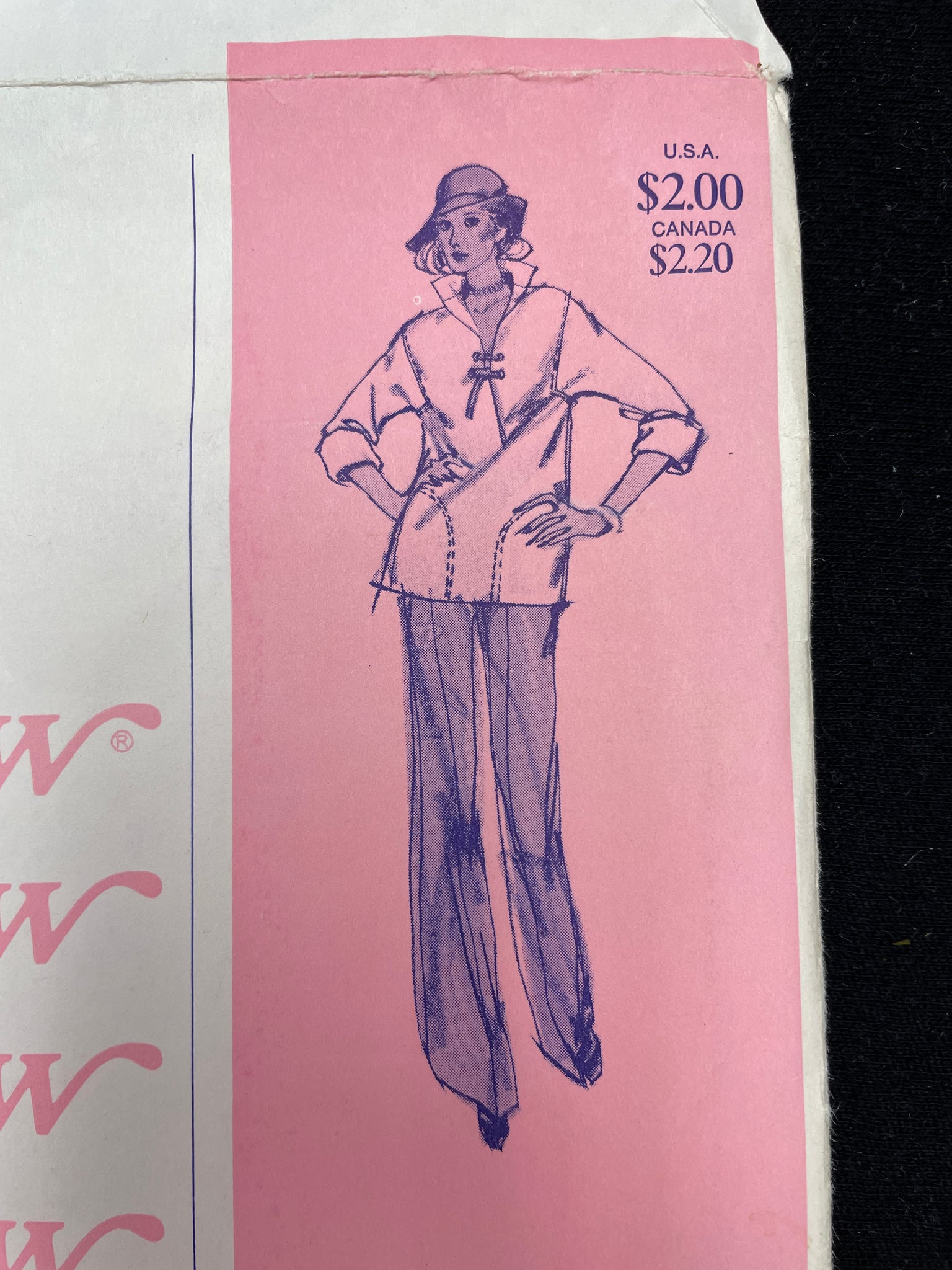 1975 Stretch & Sew 255 Sewing Pattern - Oversized Top FACTORY FOLDED