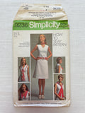 1970 Simplicity 9236 Pattern - Dress