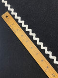 Cotton Rick-Rac Trim By-the-Yard Vintage - White