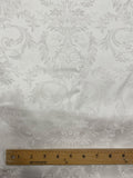 Cotton Sateen Jacquard EXTRA WIDE - Beige, Oyster, or Off White