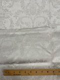 Cotton Sateen Jacquard EXTRA WIDE - Beige, Oyster, or Off White