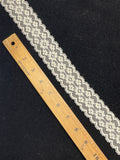 Nylon Floral Lace Trim Vintage - Cream