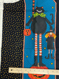 1 YD Quilting Cotton Vest Panel - Halloween Characters