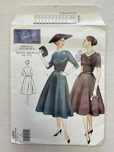 1951 Reproduction Vogue 308 Pattern - Dress FACTORY FOLDED