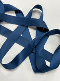 2 1/8 YD Polyester Double Matte Satin Ribbon - Navy Blue
