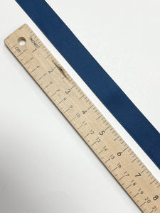 2 1/8 YD Polyester Double Matte Satin Ribbon - Navy Blue