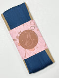 2 1/8 YD Polyester Double Matte Satin Ribbon - Navy Blue