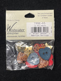 Button Plastic Bundle - Hearts, Stars, and Flowers