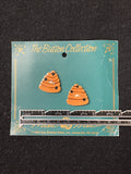 Button Ceramic Handmade Set of 2 - Bee Hives