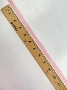 SALE Rayon Picot Double Satin Ribbon- Pink