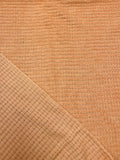 1 7/8 YD Nylon Terry Cloth Knit with Self Stripes Vintage - Butterscotch