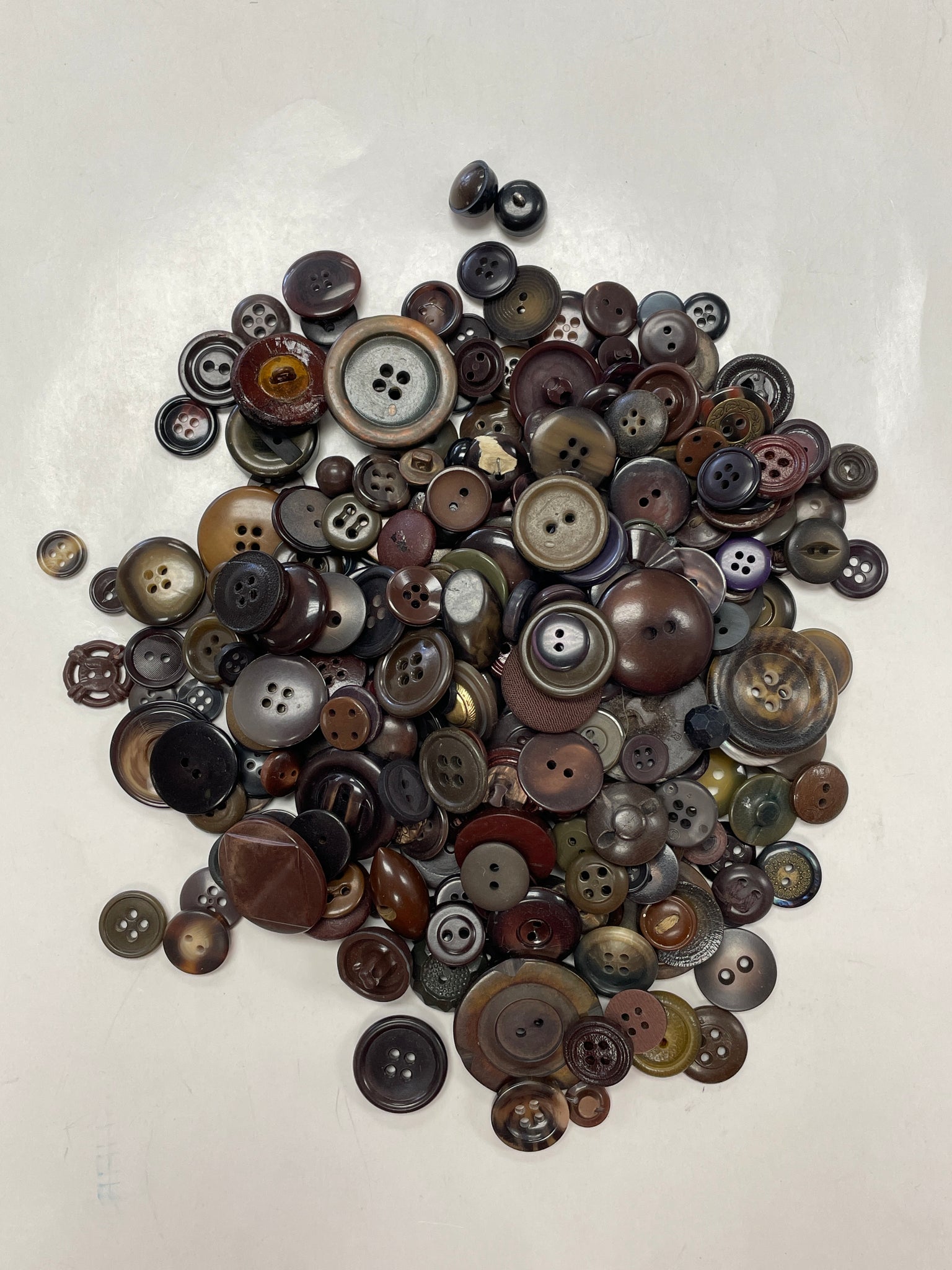 Button Bundle - Browns and Tans 1/2 POUND