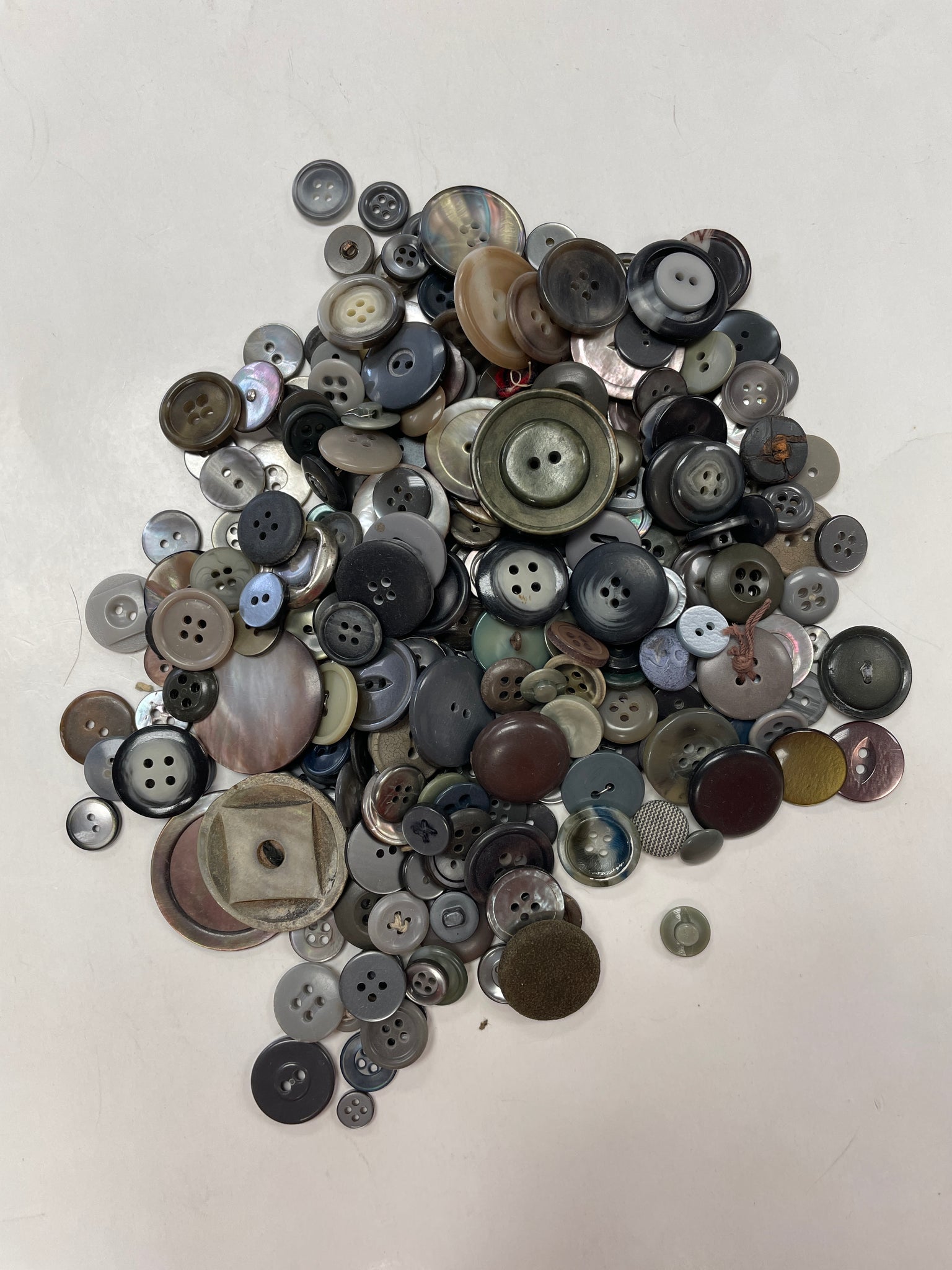 Button Bundle - Grays 1/2 POUND