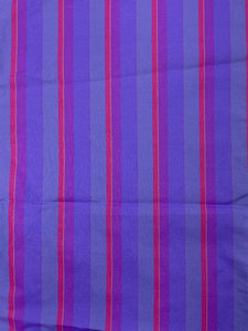 2 1/2 YD Polyester Yarn Dyed Stripes - Purples and Red