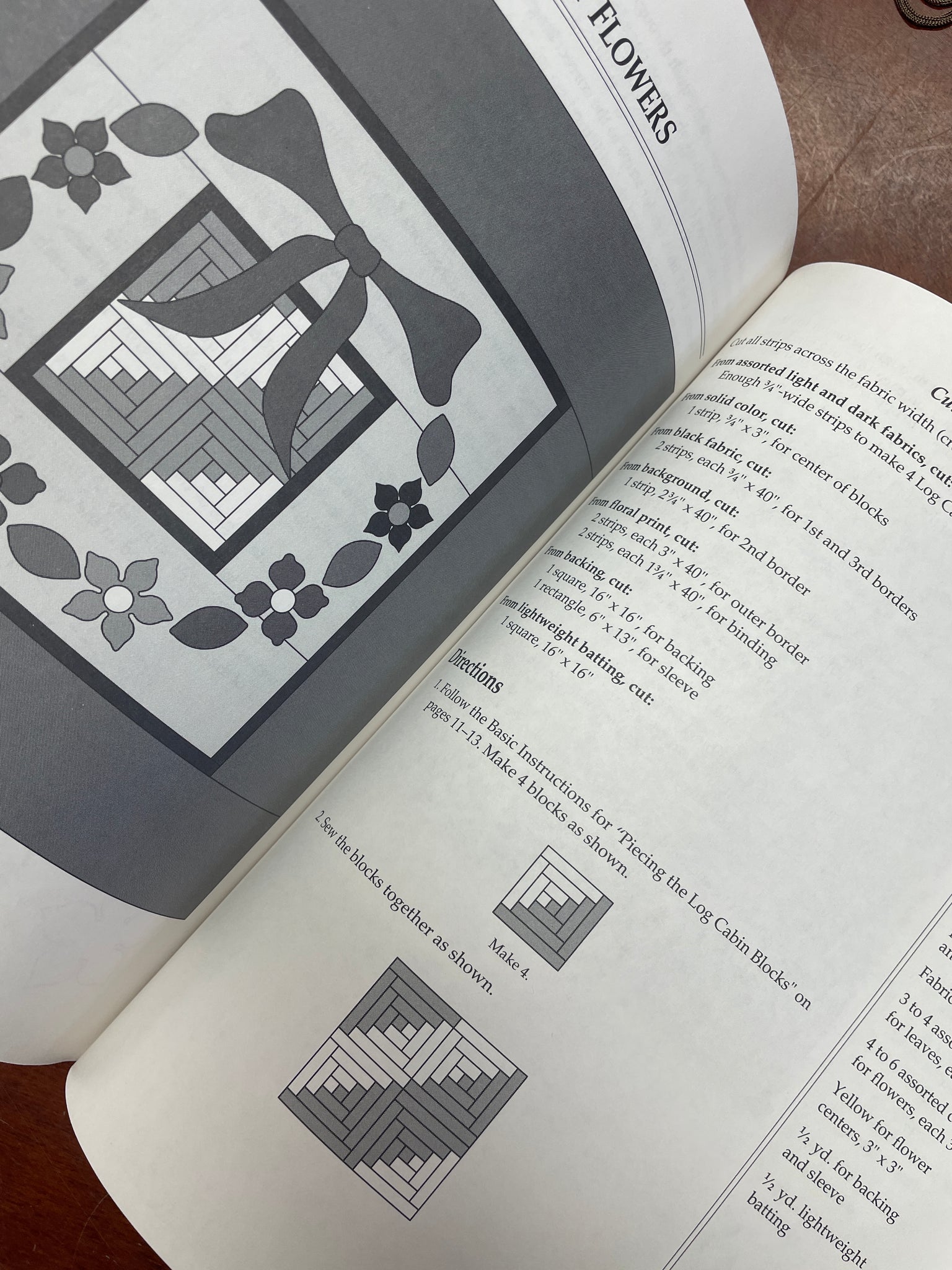 1993 Quilting Book - "Lively Little Logs"