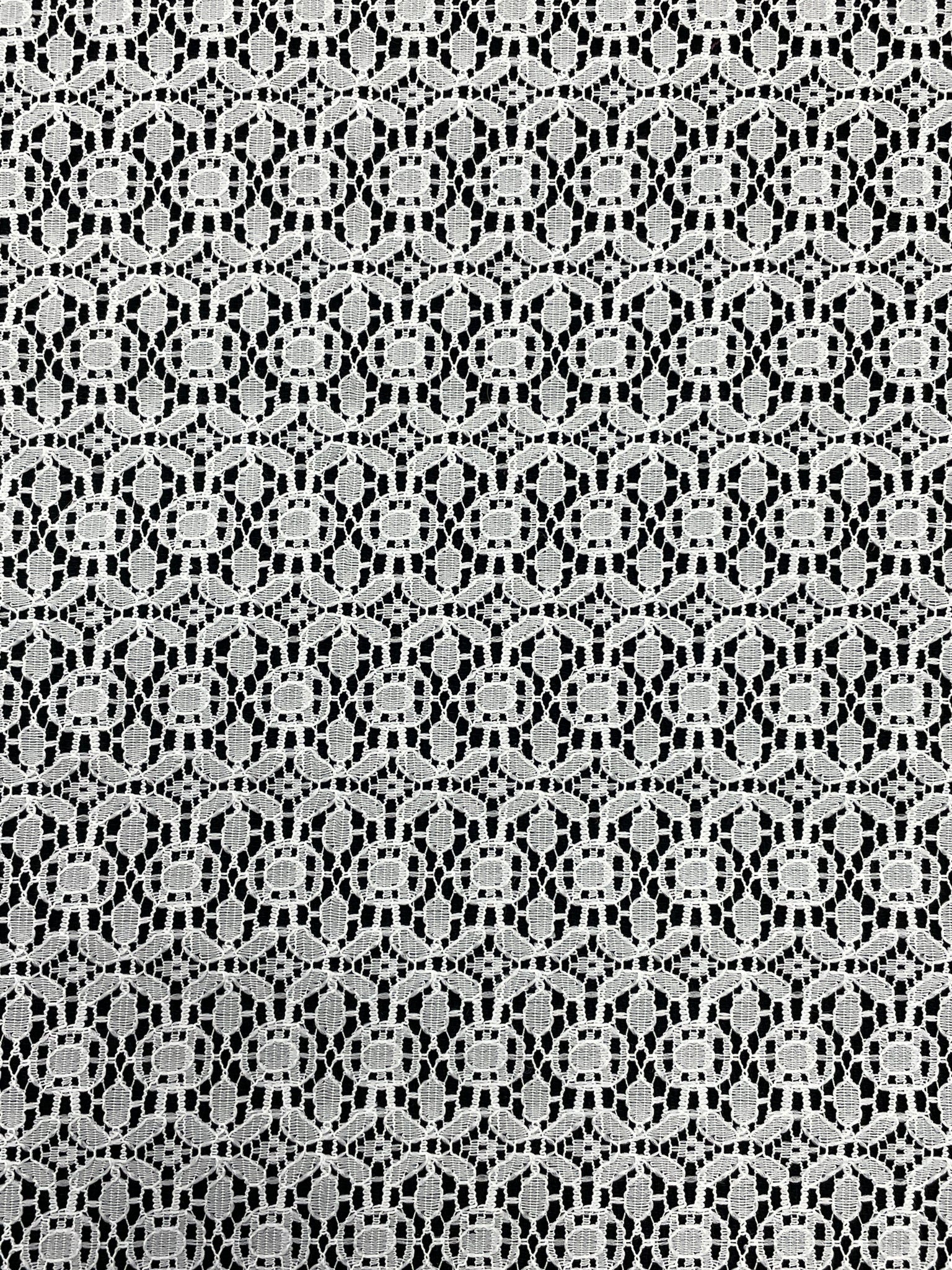 1 YD Synthetic Lace - White