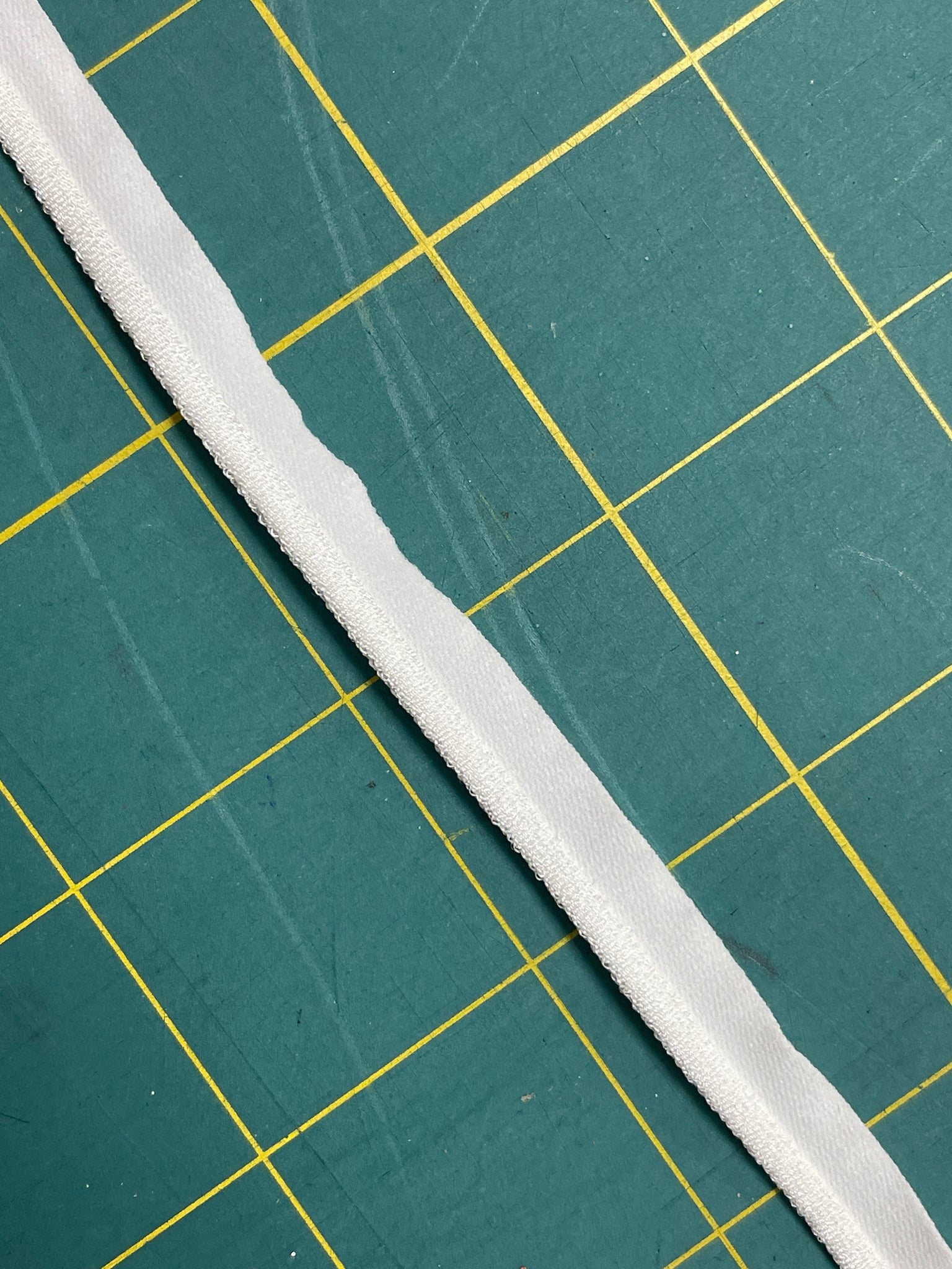 Sale Nylon Blend Stretch Piping - White