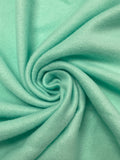 1 3/4 YD Polyester Fleece Knit - Mint Green