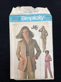 1976 Simplicity 7653 Sewing Pattern - Adult Tops and Pants FACTORY FOLDED