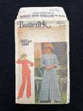 1970's Butterick 4238 Sewing Pattern - Adult Caftan, Top and Pants FACTORY FOLDED