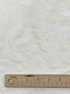 2 1/3 YD Quilting Cotton - Mottled Off White on White