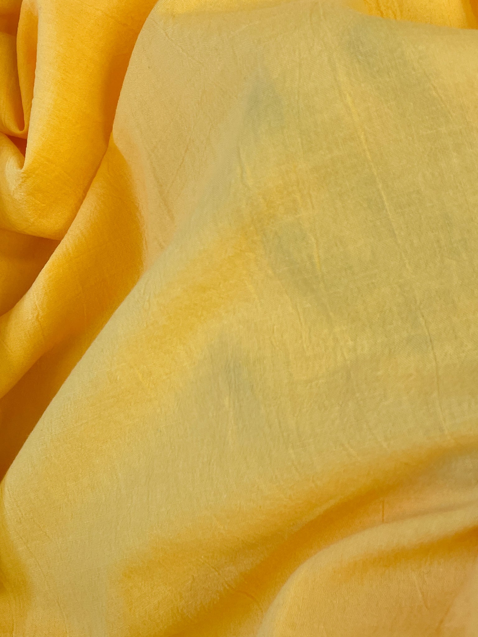 Cotton Heavy Gauze Vintage - Sunshine Yellow