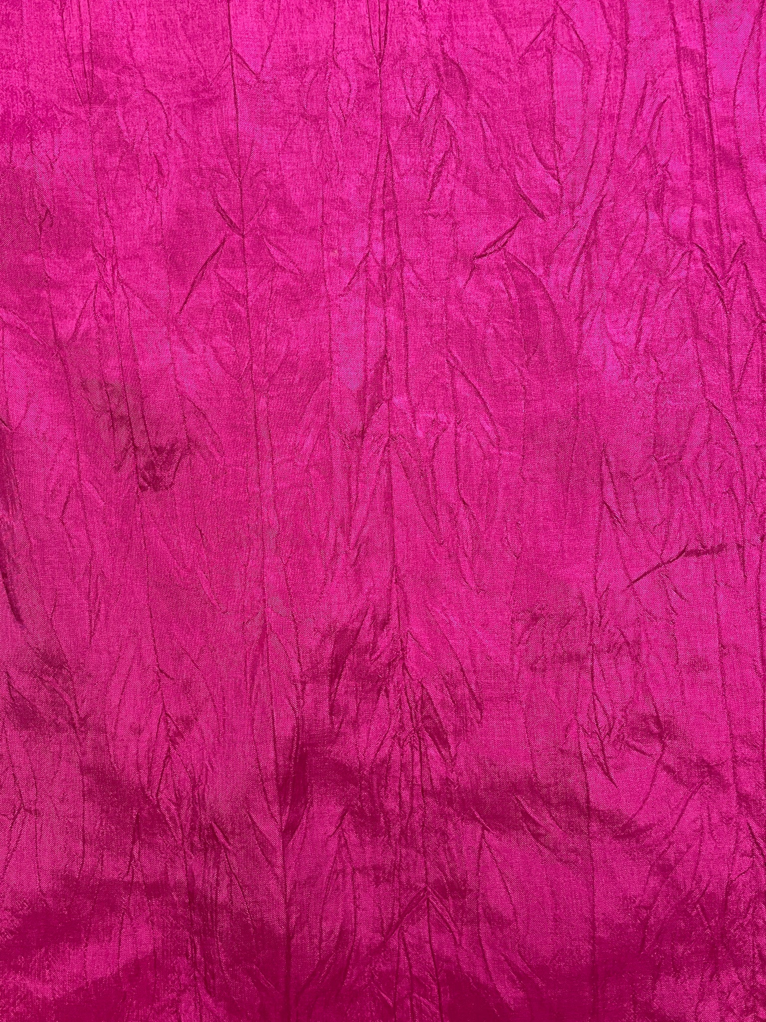 Polyester Crinkle Vintage - Fuchsia
