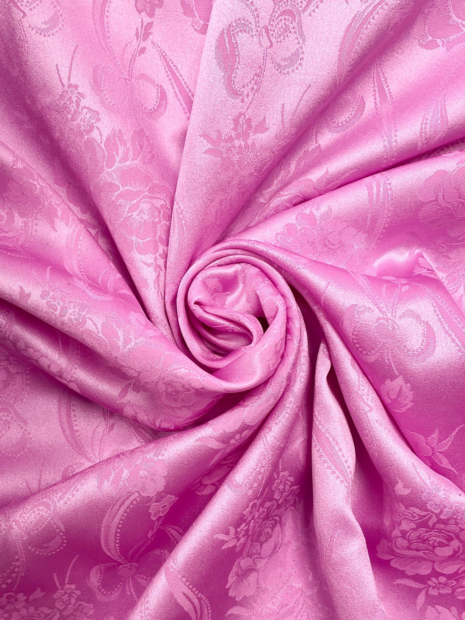 Nylon Jacquard Vintage - Barbie Pink