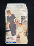 1988 Vogue 7152 Sewing Pattern - Adult Dresses FACTORY FOLDED