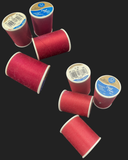 Cotton Covered Polyester Thread - Dark Reds