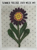 Applique Kit - Purple Flower