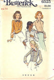 1970's Butterick 6525 Shirts & Bow Tie