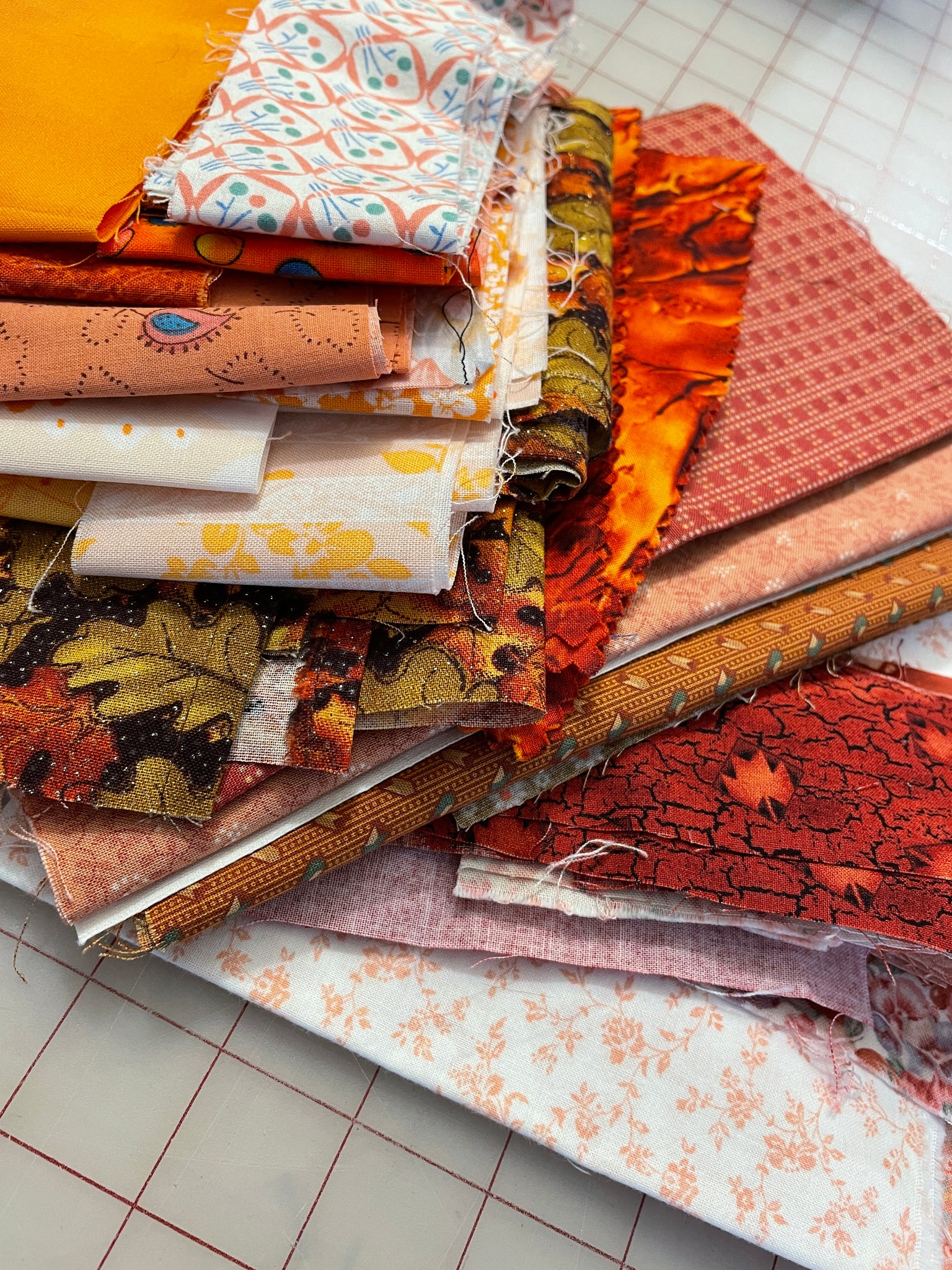 Yarn - Fuzzy Burnt Orange – Lucky DeLuxe Fabrics
