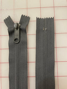 SALE Zipper Polyester Reverse Coil 55" Long - Dark Gray