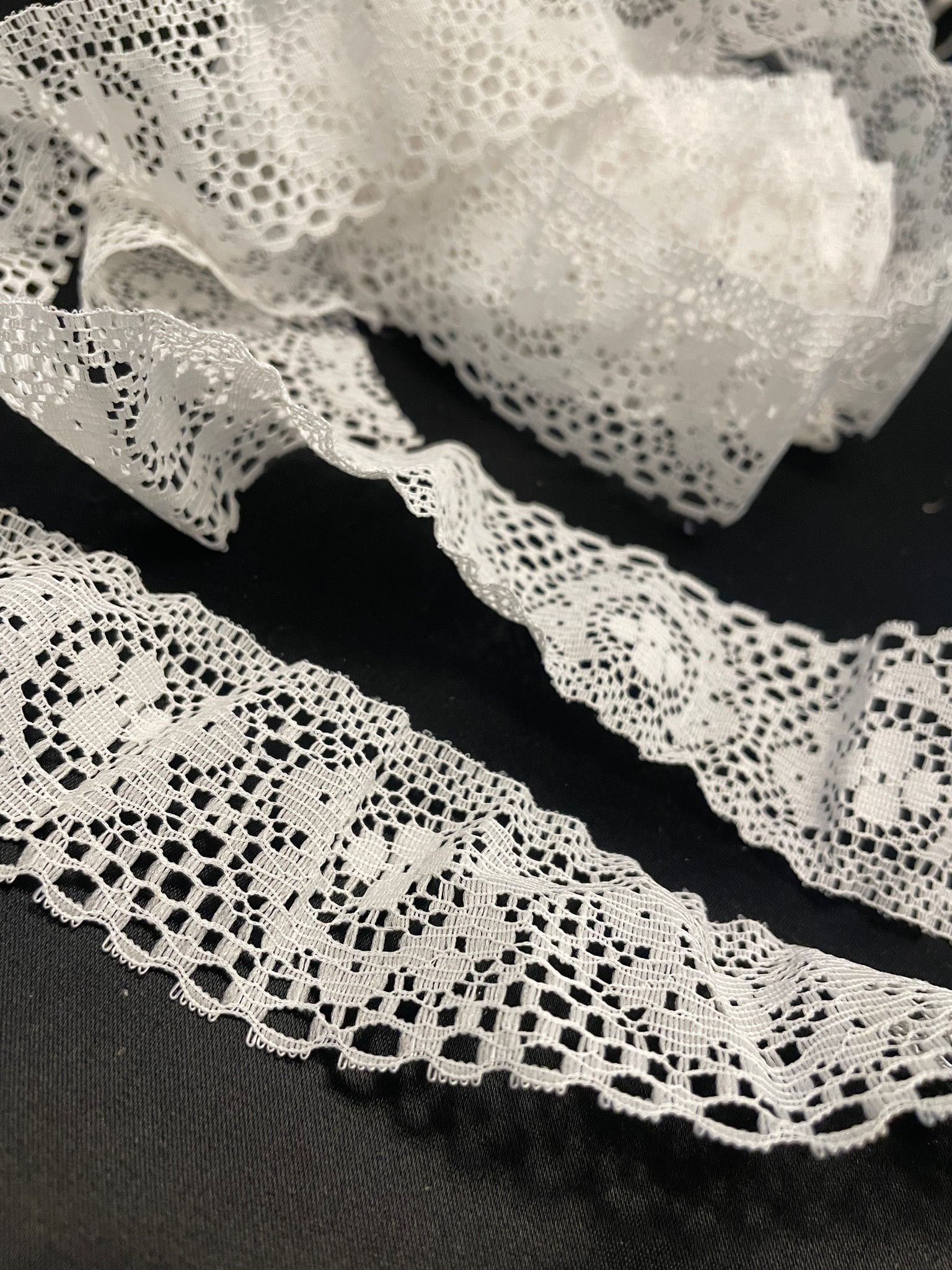 5 YD Synthetic Lace Trim - Off White