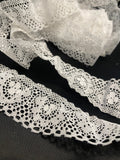 SALE 5 YD Synthetic Lace Trim - Off White