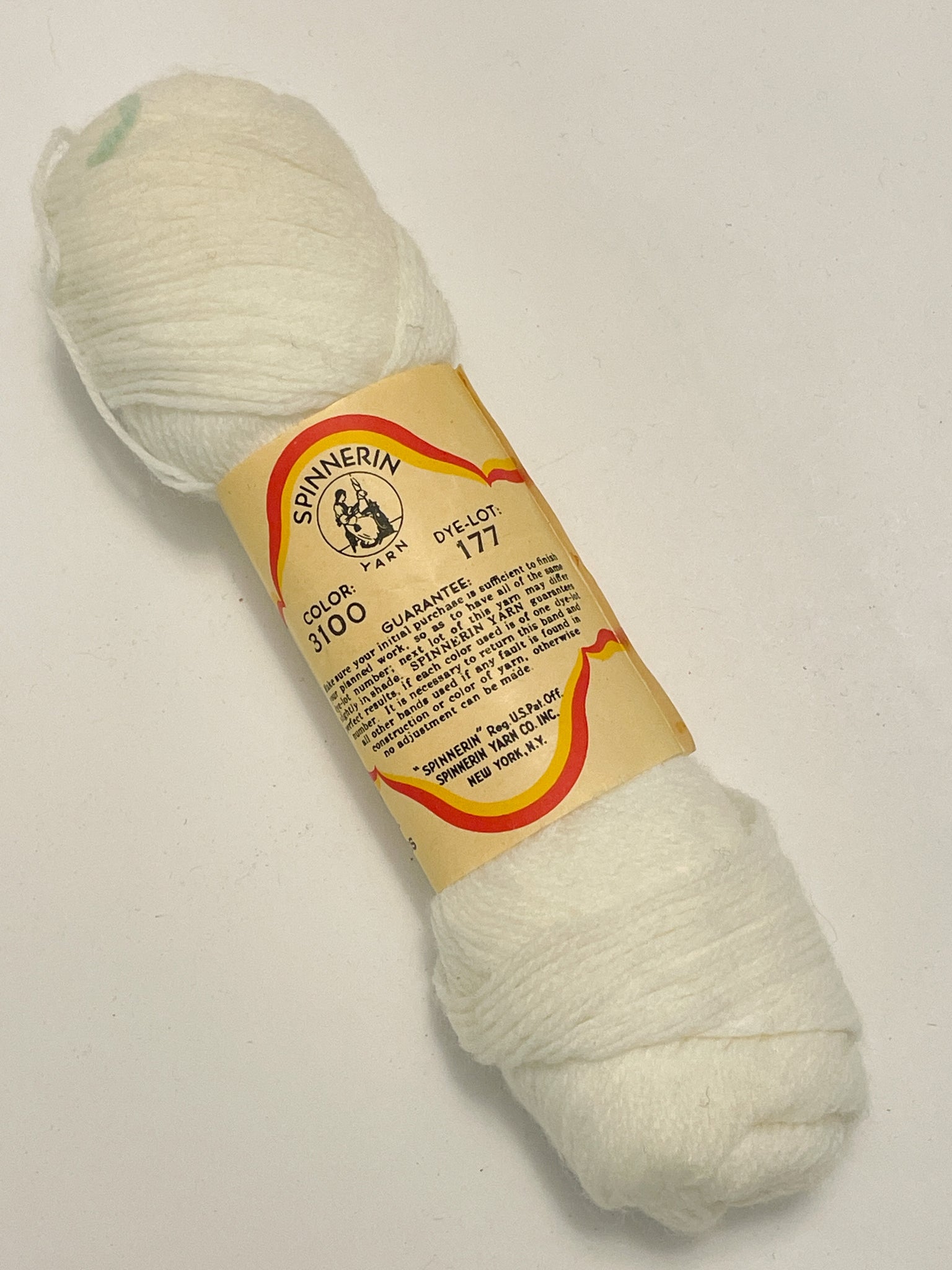 SALE Yarn Vintage Nylon - White