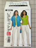 SALE 2009 See & Sew 5311 Pattern - Jacket, Top and Pants FACTORY FOLDED