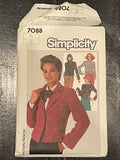 1985 Simplicity 7088 Pattern - Women's Jacket