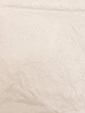 SALE 30" Flannel-Backed Vinyl Embossed Remnant - White