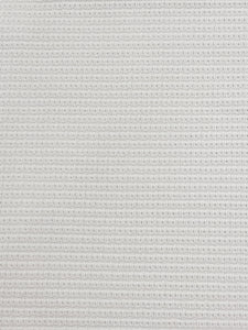 1/2 YD Vintage Polyester Double Knit Remnant - White Waffle Weave