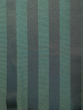 5/8 YD Cotton Poly Self Satin Stripe Salvaged - Dark Green