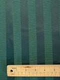 5/8 YD Cotton Poly Self Satin Stripe Salvaged - Dark Green