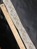 SALE 3 1/2 YD Lace Trim Corded Rayon - Cream