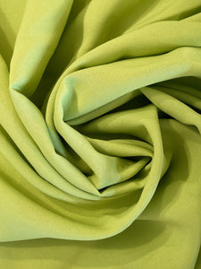 Polyester Plain Weave - Lime Green