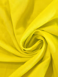 SALE 2 1/8 YD Polyester Plain Weave - Bright Yellow