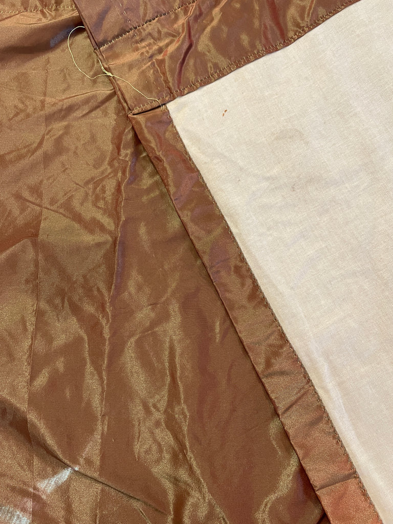 2 5/8 YD Polyester Taffeta Curtain - Iridescent Bronze
