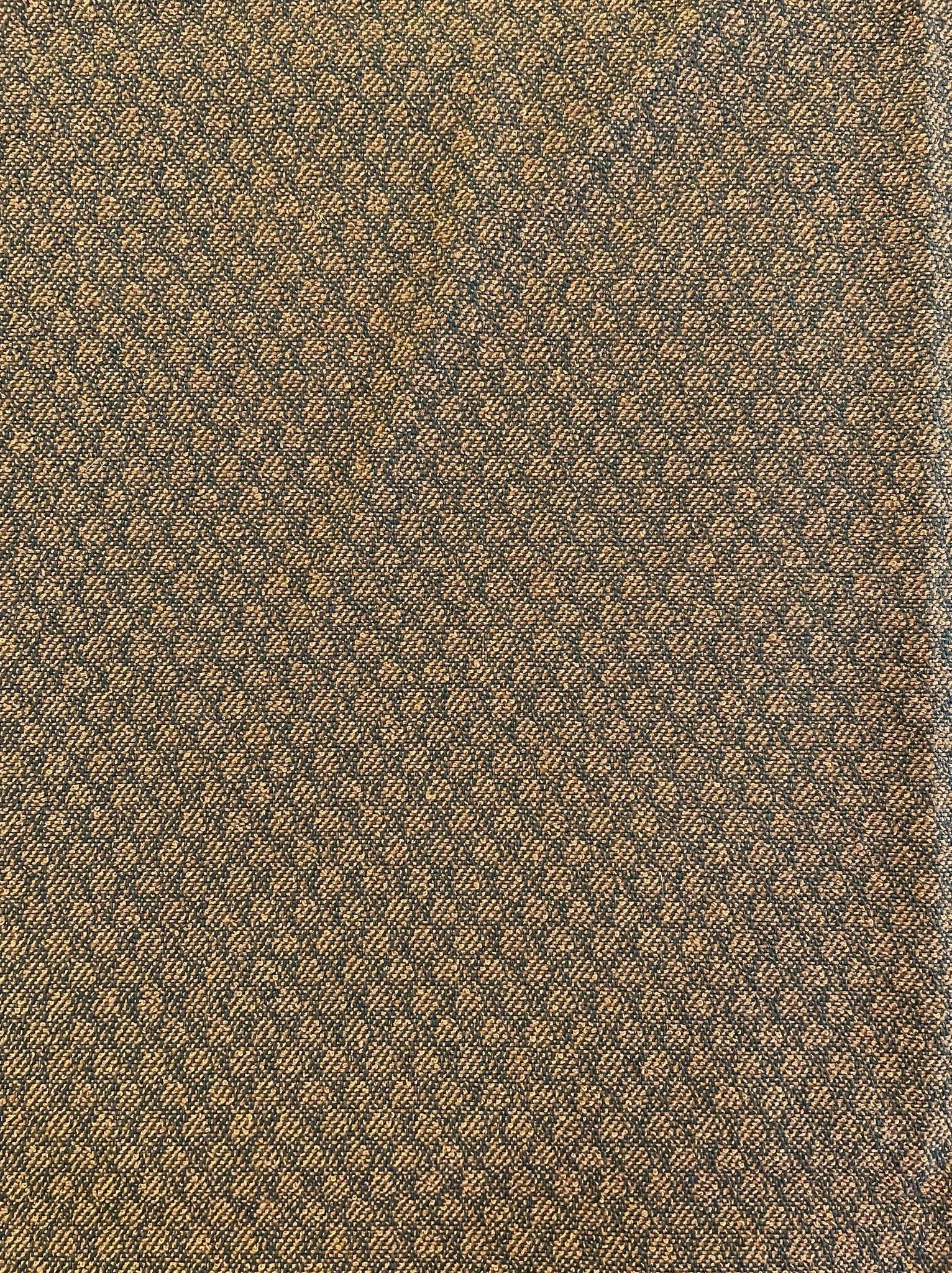 SALE 1 1/4 YD Polyester Blend Home Dec. - Light Brown and Dark Gray