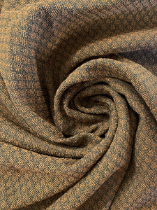 1 1/4 YD Polyester Blend Home Dec. - Light Brown and Dark Gray